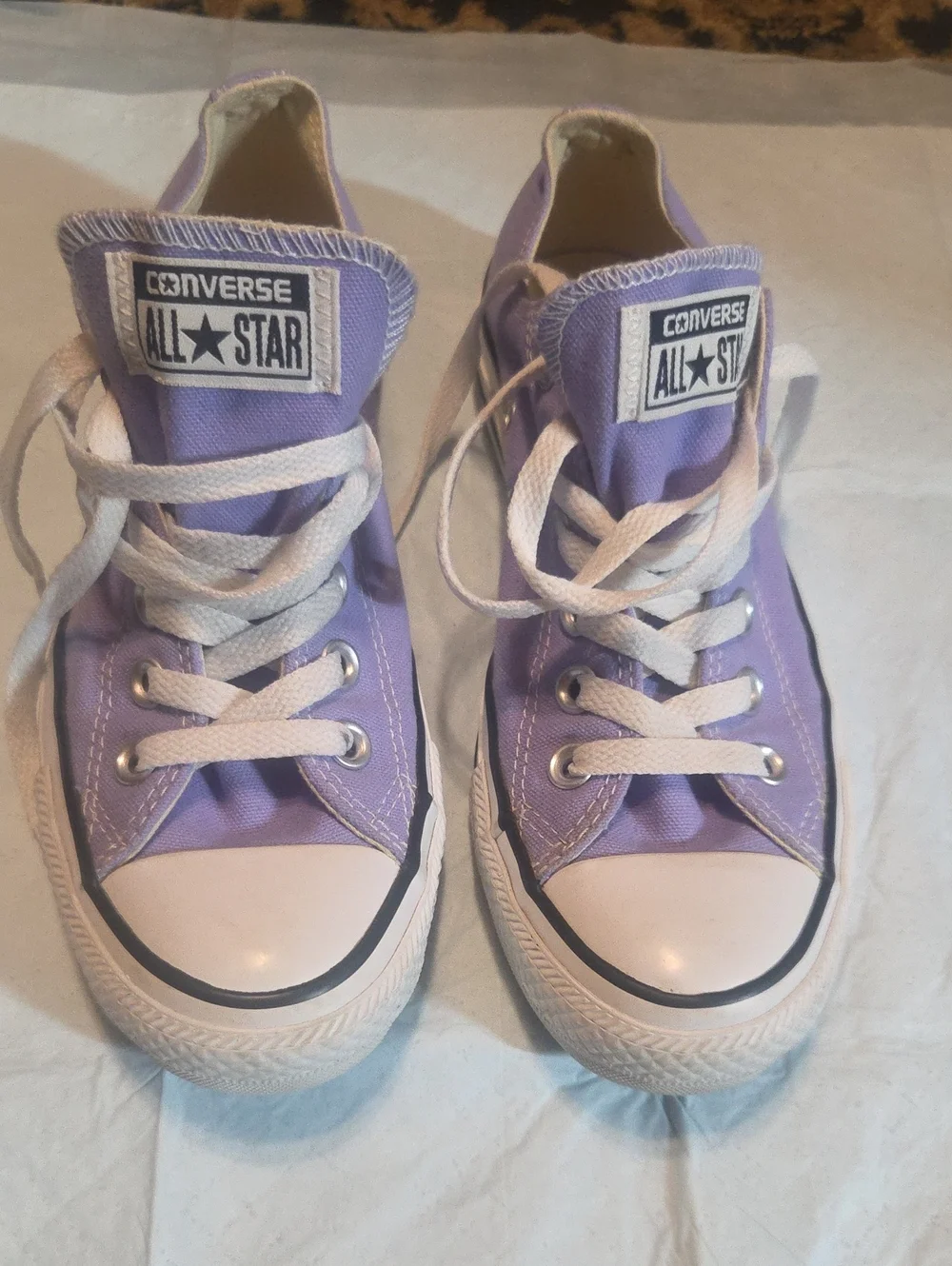 Converse Low-Top Sneakers in Lavender Purple